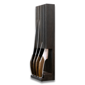 SYNCHROS | 4 piece bundle with Oak-wood Knife holder