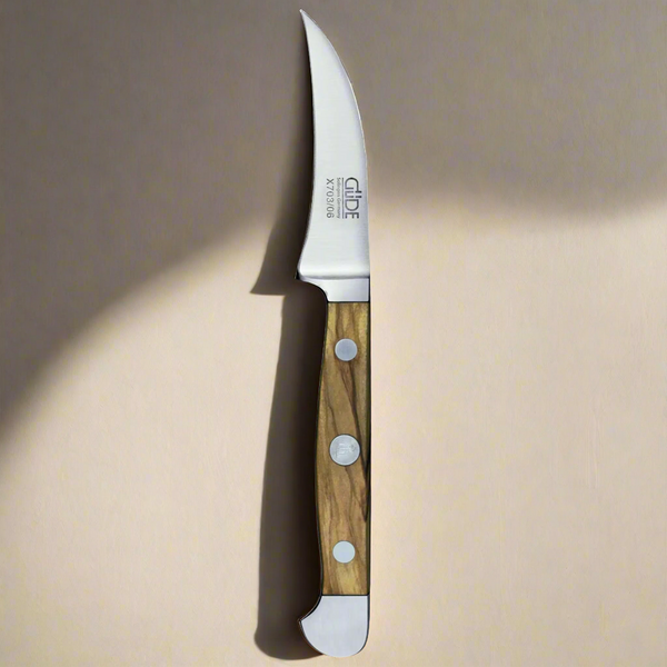 ALPHA OLIVE | Pairing Knife 2.36" | Forged Steel / Olive wood handle