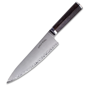 PORTIA 20 | Chef Knife 8" Damascus VG10 Steel / Ebony Wood handle