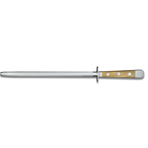 ALPHA OLIVE | Sharpening Steel 10" | Forged Steel / Olive Wood handle