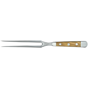 ALPHA OLIVE | Meat Fork 7"  | Forged Steel / Olive wood handle