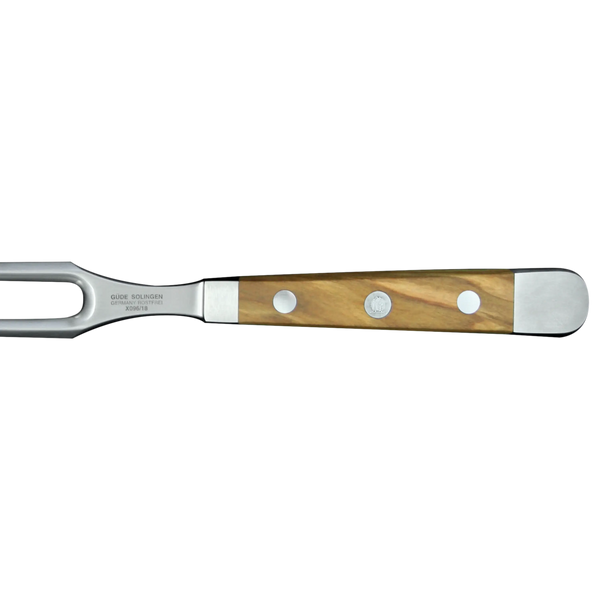 ALPHA OLIVE | Meat Fork 7"  | Forged Steel / Olive wood handle