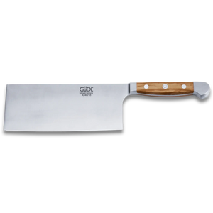 ALPHA OLIVE |  Chinese Chef's Knife 8" blade / Olive Wood handle