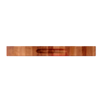 Side view showing the hand grip of the maple and birch end-grain butcher block, 18 × 16 in