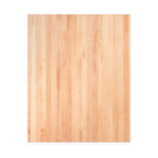 Vue de dessus du billot en érable, en bois de fil, de 20 × 16 po