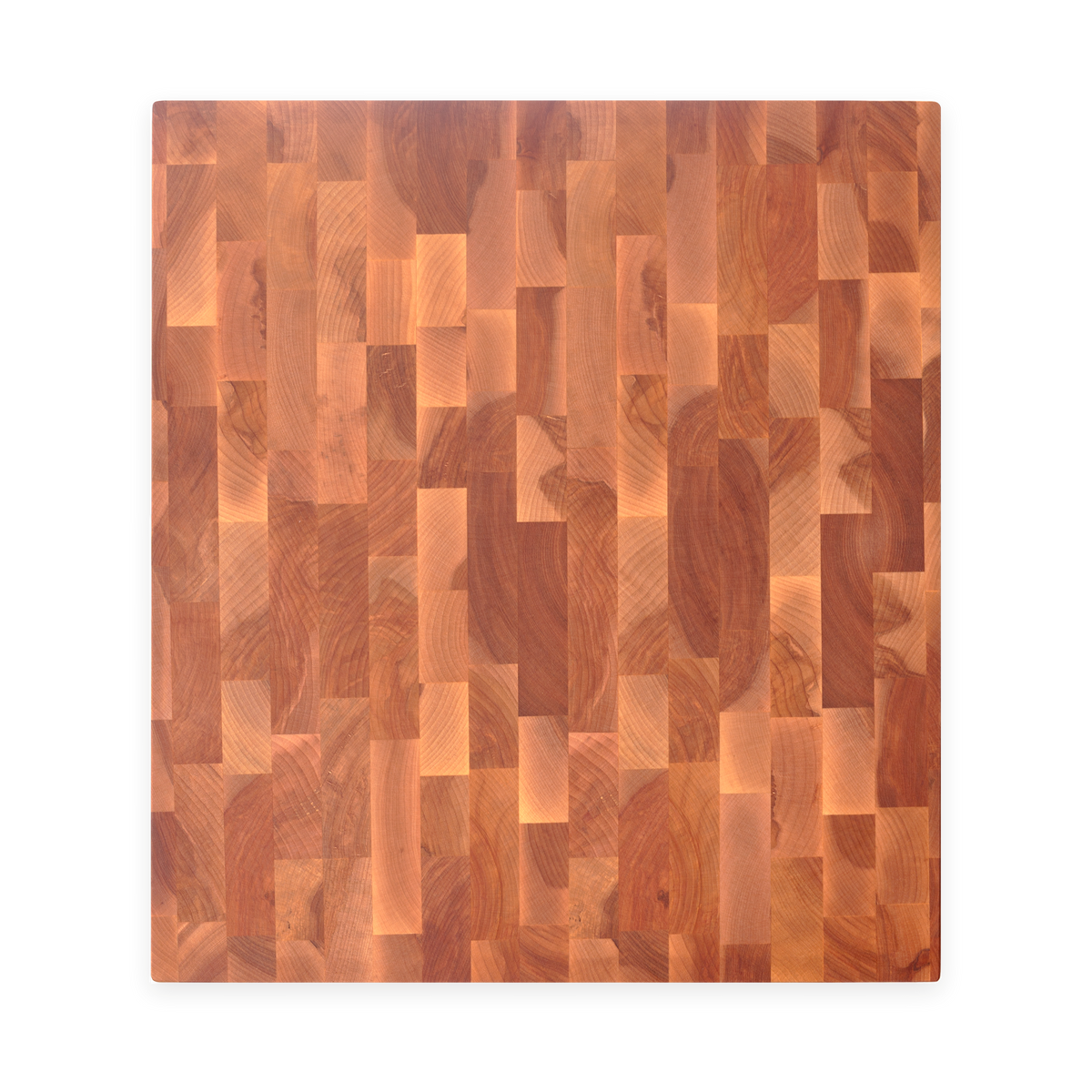 Maple and Birch End-Grain Butcher Block, 18″ × 16″