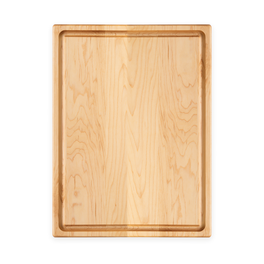 Planche en érable avec rainure à jus, 16 × 12 po