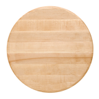 Dessous de la planche à steak ronde en érable