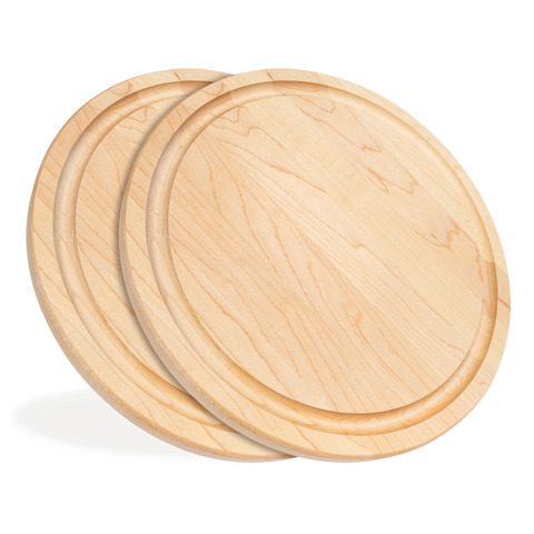 Steak Boards set with Juice Groove 11"x11"