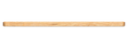 Side view of the maple cutting board, 20 × 14 × 0.75 inches