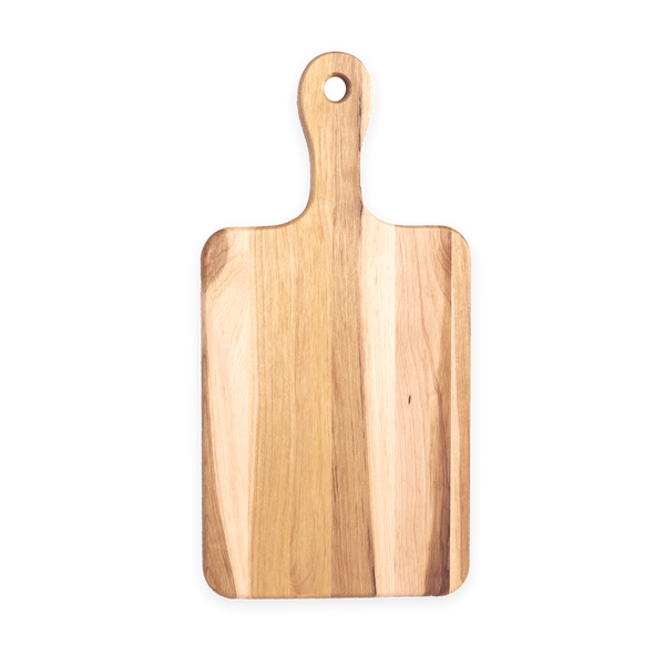 Maple Serving Board with Handle, 16 × 8 in