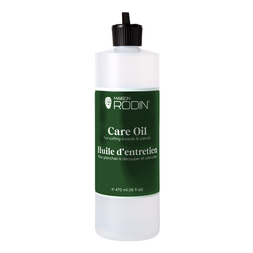 Front of the MAISON RODIN Care Oil bottle, ℮470 ml