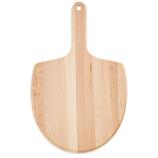 Front of the maple pizza peel, 21 × 13 inches