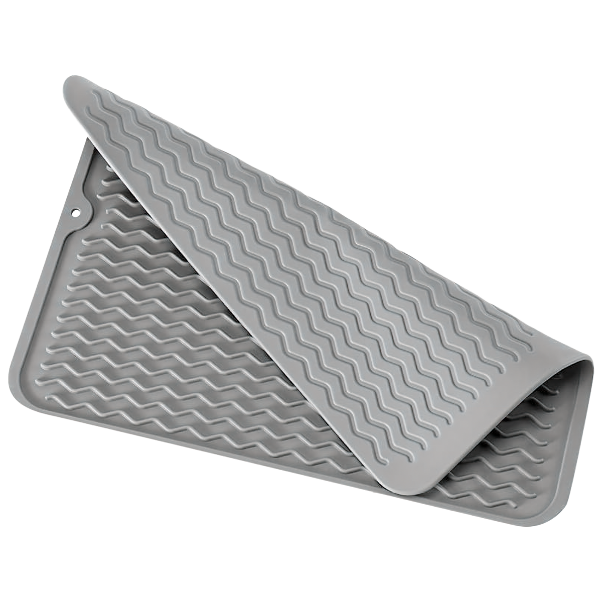 Vue de côté du tapis en silicone pour billots