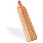 Front face of the wooden baguette board, 24 × 5 in