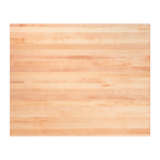 Vue de dessus du billot en érable, en bois de fil, de 20 × 16 po